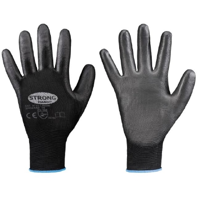 Stronghand Lingblack gloves, Nylon/  PU