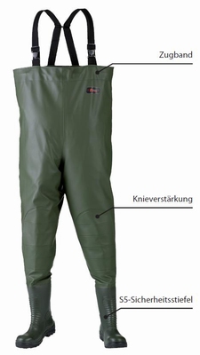 Waadbroek S5 Standard met veiligheidslaarzen