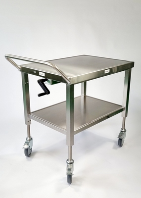 Ergo-Harald-Hand Small RVS heftafel-trolley, ↕ 300 mm