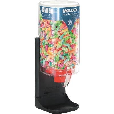Moldex dispenser met 500 paar Spark Plugs oordoppen