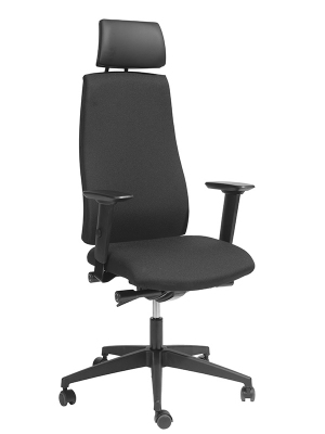 Ergo-Offisk Pro 645 - hoge rug - H: 64 cm + hoofdsteun