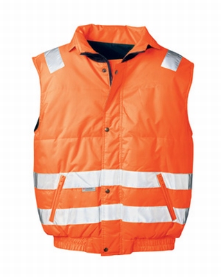 Bodywarmer signaal oranje Kevin