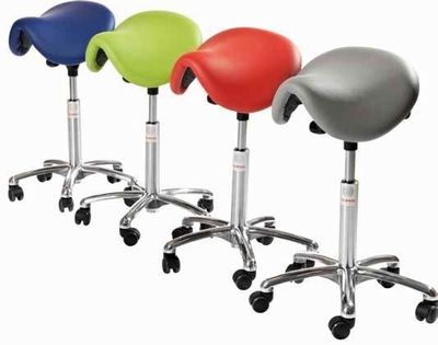 CareLine Dalton zadelstoel sanitized kunstleder met coldfoam