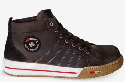 Redbrick Smaragd-Brown Safety Sneaker Hoog S3 (Brown)