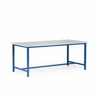 Werktafel met 25mm spaanplaat (melamine)