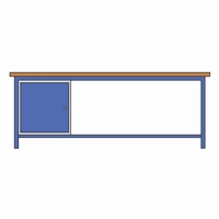 Werktafel met 25 mm multiplex blad