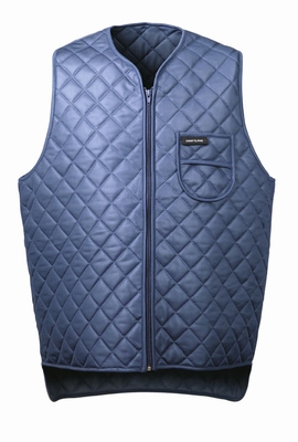 Thermal isolatie vest gewatteerd blauw