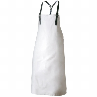 Lasschort nerf- of splitleder, afmeting: ca. 80 x 100 cm