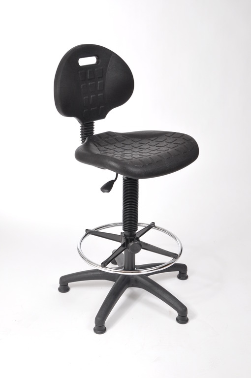 Ambaegtik I - stabiele gasgeveerde stoel met handgreep