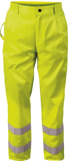 Broek HEINO signaal reflectie fluor oranje, taille