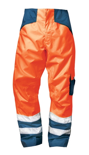 Broek HITCH signaal reflectie fluor oranje