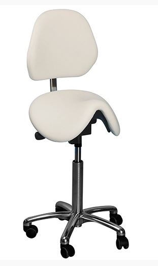 CareLine Dalton zadelstoel sanitized kunstleder met coldfoam