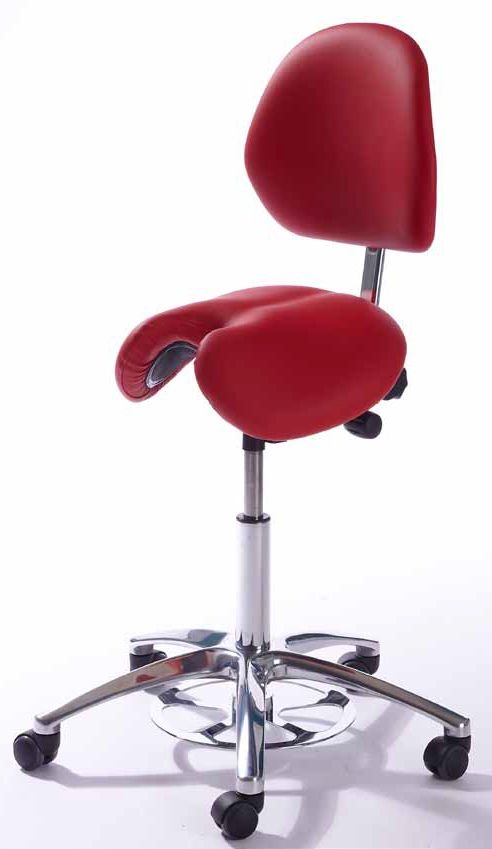 CareLine Jolly zadelkruk V-Shape sanitized kunstleder