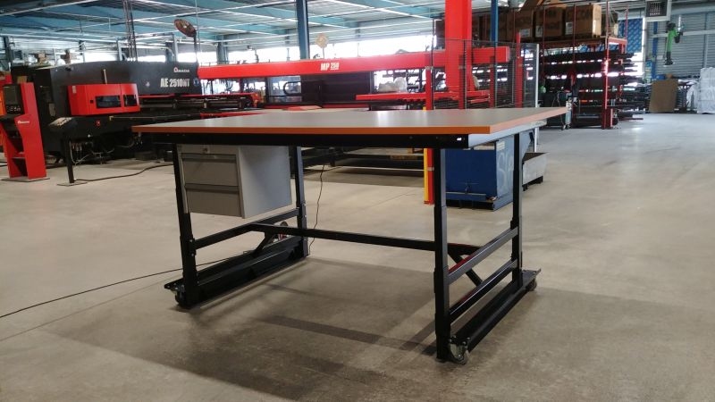 ErgoStore Industrial hoogteverstelbare werktafel