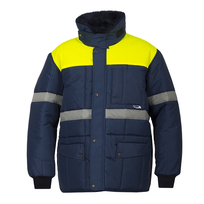 IBV Classic-Yellow parka Safety Reflex vrieshuis orderpicker