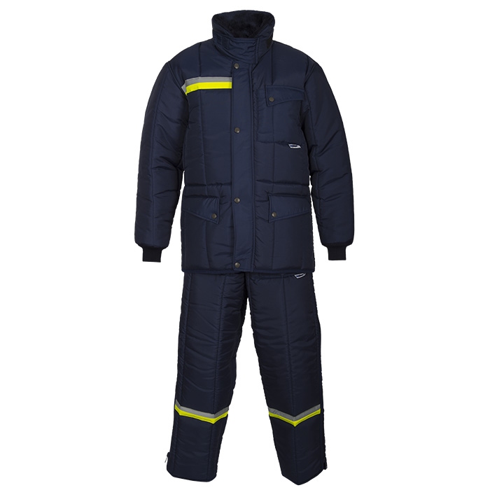IBV Classic-Yellow Signaal Geel parka Safety Reflex vrieshuis orderpicker