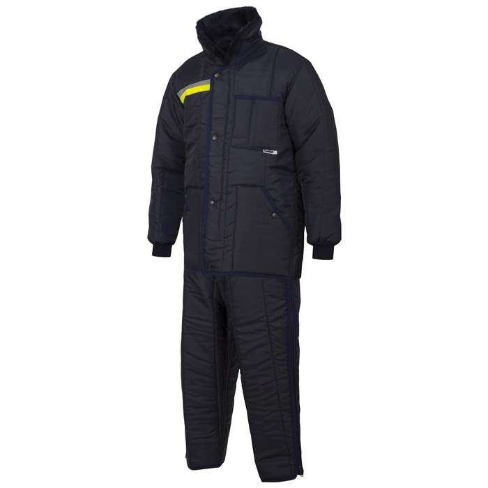 IBV koelhuis broek Classic-Yellow Safety Reflex orderpicker