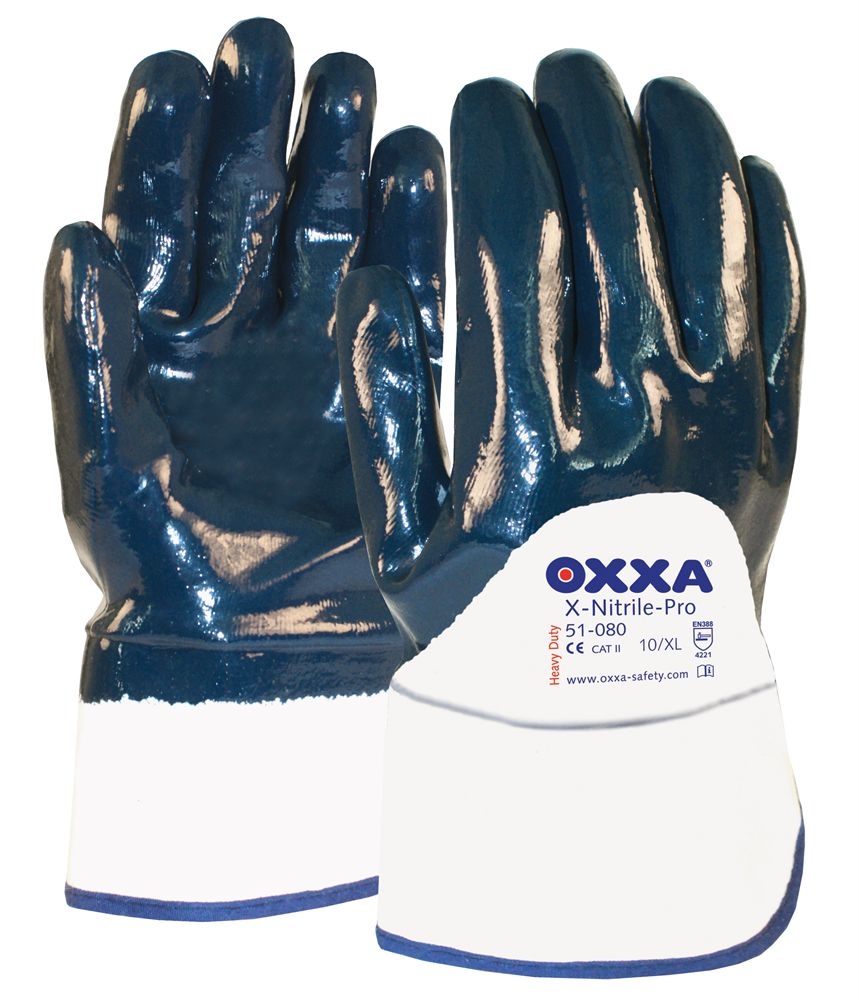 Oxxa X-Nitrile-Pro 51-080, canvas kap EN10 open rugzijde