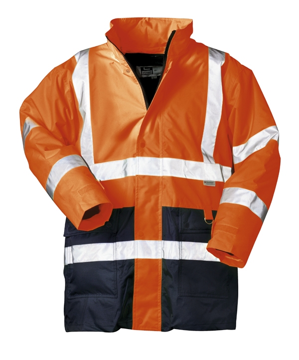 Parka Alexandre, signaal reflectie oranje