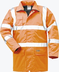 Parka Stephan, signaal reflectie oranje, gewatteerde voering
