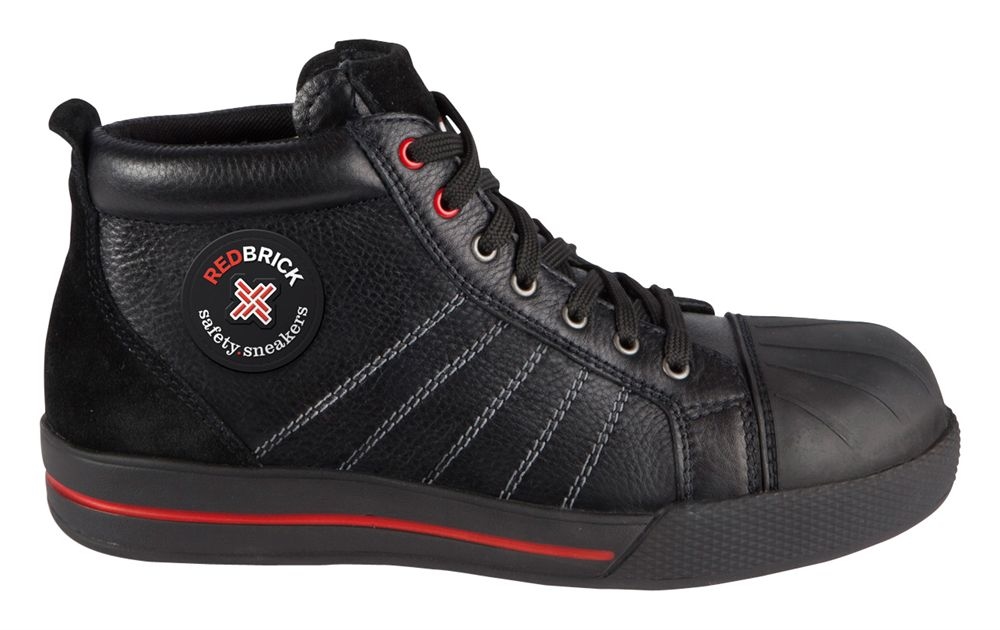 Redbrick Black-Onyx Safety Sneaker Hoog S3 + KN zwart