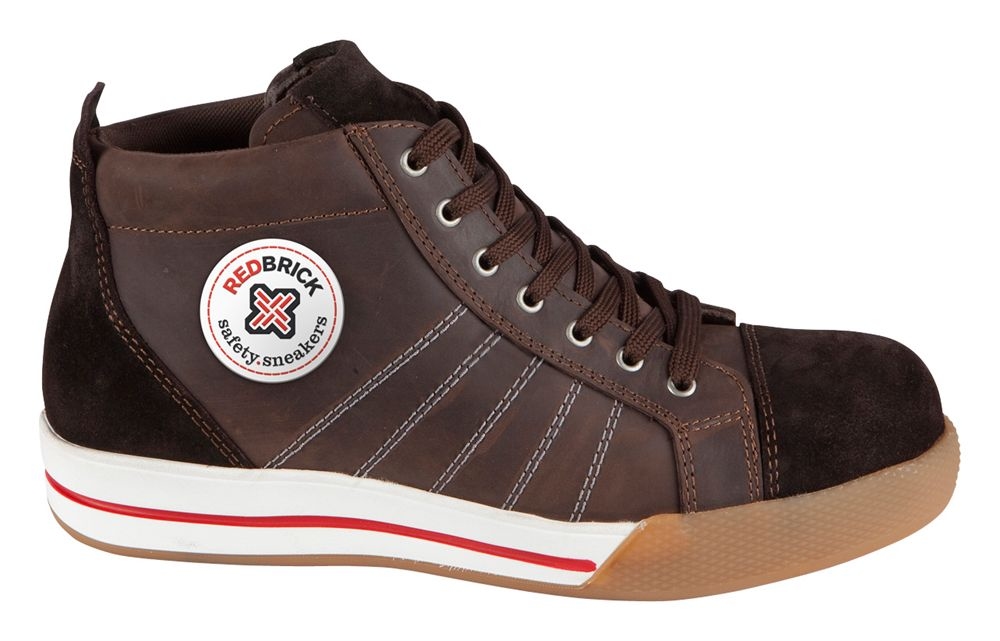 Redbrick Safety Sneaker Hoog S3 (Smaragd-Brown/Granite/Onyx)
