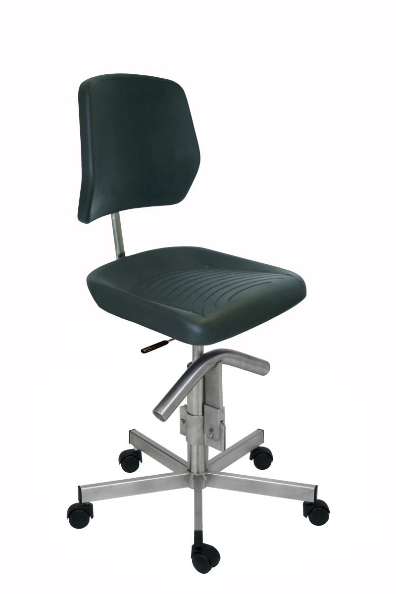 RVS stoel Hygieniskà Pura - INOX-edelstaal versterkt