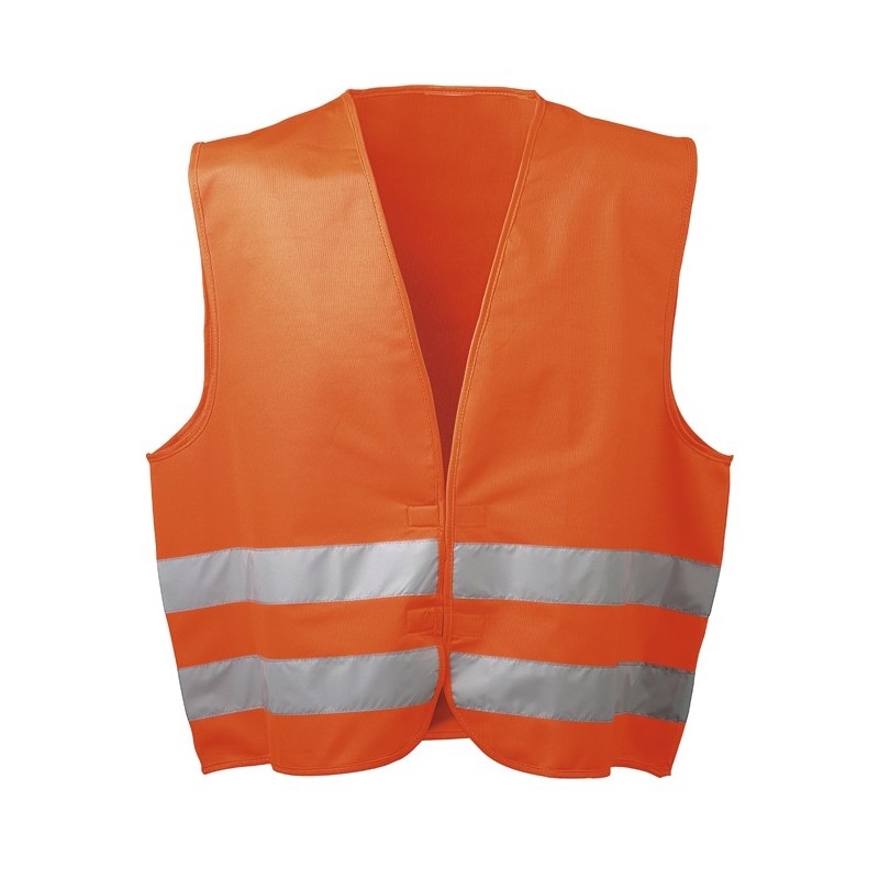 Signaalvest fluor geel/oranje, EN 471, univ.maat, klitteband