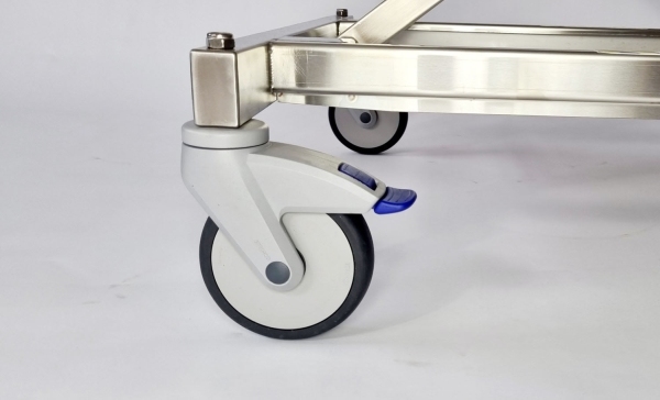 X-Cart-Ergo RVS schaarheftafel voor food, farma en cleanroom