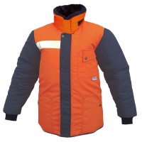IBV Kontrast-Plus parka signaal oranje vrieshuis Safety Reflex-orderpicker