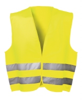 Signaalvest fluor geel/oranje, EN 471, univ.maat, klitteband Stuks