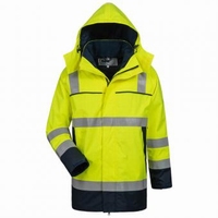 Multi-norm signaal parka TOIVOX fluor geel / oranje