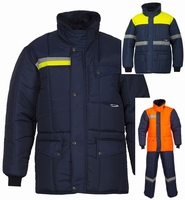 IBV Classic-Yellow parka Safety Reflex vrieshuis orderpicker