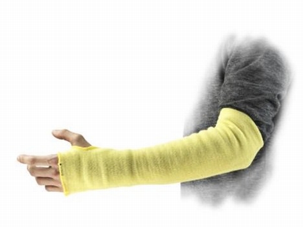 Lederen laswerkmouwen voor heren en dames, hitte- en vlambestendige armbescherming met kevlar-stiksels en katoenen voering, Bruin, One Size Fit Most